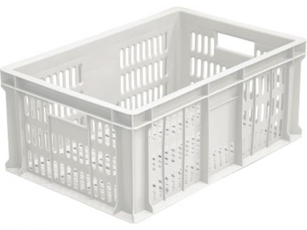 Ящик 600х400х250 мороз. с перфорацией  натуральный