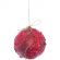 Украшение новогоднее Шар Фантазия красная, D 8 см, L8 W8 H8 см, 262340