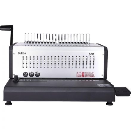 Брошюровщик Bulros S-30 (электр.переплетчик пласт. пружиной) А4,30л/500лист
