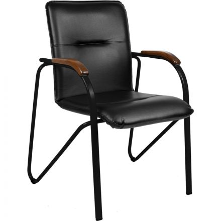 Конференц-кресло 0MX_UA_EChair SAMBA Black к/з черн./орех (V-4 1.031) Конференц-кресло 0MX_UA_EChair SAMBA Black к/з черн./орех (V-4 1.031)