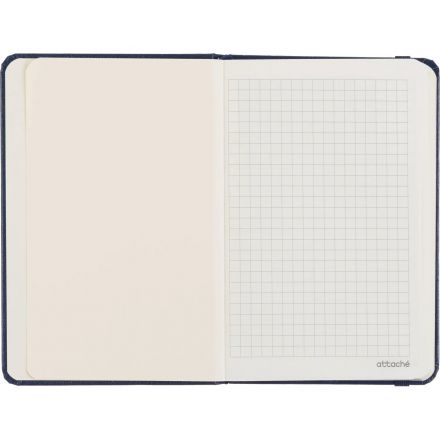Бизнес-блокнот Attache (100x150 мм) А6, Эссэ,балакр,резин,клетка,синий, 80л Бизнес-блокнот Attache (100x150 мм) А6, Эссэ,балакр,резин,клетка,синий, 80л