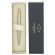 Ручка шариковая PARKER "Jotter Core Stainless Steel GT", ежедневник А5 синий, пакет, 880889