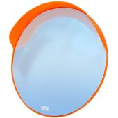 Зеркало дорожное сферическое светоотражающее Turbosky 1000 мм с козырьком Зеркало дорожное сферическое светоотражающее Turbosky 1000 мм с козырьком