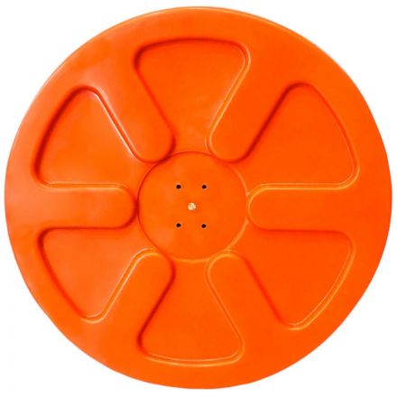 Зеркало дорожное сферическое светоотражающее Turbosky 1000 мм с козырьком