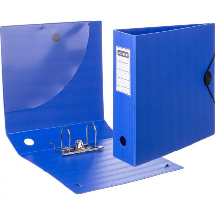 Папка-регистратор А4 80мм Attache на резинке, полифом, синий Папка-регистратор А4 80мм Attache на резинке, полифом, синий