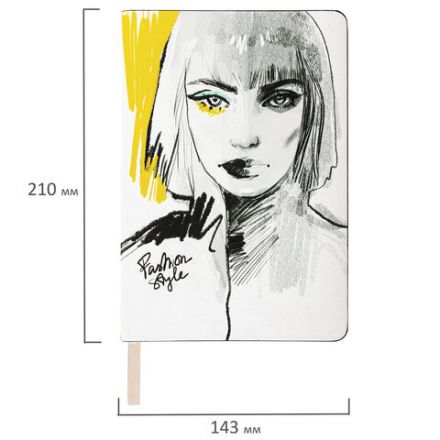 Блокнот А5 (143x210 мм), BRAUBERG VISTA "Fashion Style", под кожу, гибкий, 80 л., 112067 Блокнот А5 (143x210 мм), BRAUBERG VISTA "Fashion Style", под кожу, гибкий, 80 л., 112067