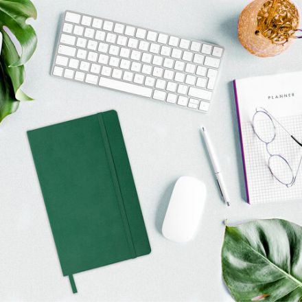 Блокнот А5 (130х210 мм), BRAUBERG ULTRA, под кожу, 80 г/м2, 96 л., клетка, темно-зеленый, 113007 Блокнот А5 (130х210 мм), BRAUBERG ULTRA, под кожу, 80 г/м2, 96 л., клетка, темно-зеленый, 113007