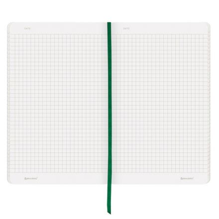 Блокнот А5 (130х210 мм), BRAUBERG ULTRA, под кожу, 80 г/м2, 96 л., клетка, темно-зеленый, 113007 Блокнот А5 (130х210 мм), BRAUBERG ULTRA, под кожу, 80 г/м2, 96 л., клетка, темно-зеленый, 113007