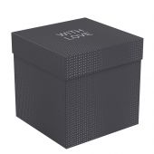 Коробка складная подарочная MESHU "Black", (15*15*15см), выборочный лак Коробка складная подарочная MESHU "Black", (15*15*15см), выборочный лак