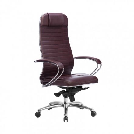 Кресло Метта Samurai KL-1.04 Infinity Easy Clean темно-бордовый