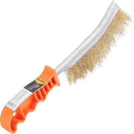 Щетка металлическая с пластмассовой ручкой Sparta 748505 Щетка металлическая с пластмассовой ручкой Sparta 748505
