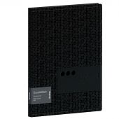 Папка с 60 вкладышами Berlingo "DoubleBlack" А4, 24мм, 600мкм, черная, с внутр. карманом, с рисунком Папка с 60 вкладышами Berlingo "DoubleBlack" А4, 24мм, 600мкм, черная, с внутр. карманом, с рисунком