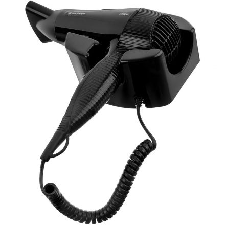 Фен настенный BRAYER, 2000, 2 скор, 2 реж нагрева, концентратор, 1,8 м