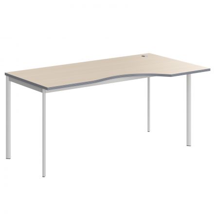 Стол эргономичный СА-1S(R) Клен/Белый 1600х900х755. IMAGO-S Стол эргономичный СА-1S(R) Клен/Белый 1600х900х755. IMAGO-S