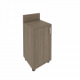 Light Тумба (узкая) с полкой и бортиком С-ТУ-40 (L) Вяз 400*400*750
