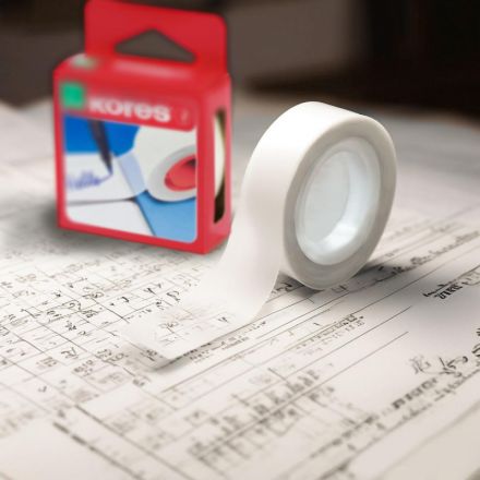 Клейкая лента канцелярская Kores Invisible невидимая матовая 19 мм х 33 м