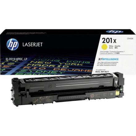 Картридж лазерный HP 201X CF402X жел. для CLJ Pro M252/M277 Картридж лазерный HP 201X CF402X жел. для CLJ Pro M252/M277