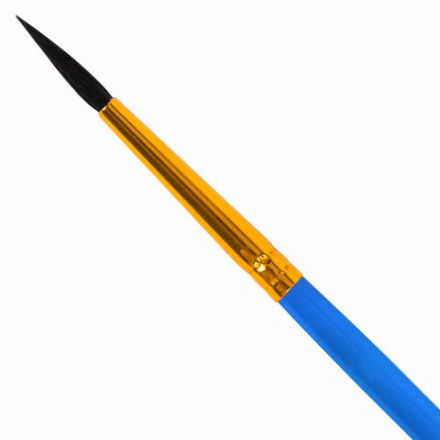 Кисть БЕЛКА, круглая, № 2, цветная ручка, ЮНЛАНДИЯ, 201053 Кисть БЕЛКА, круглая, № 2, цветная ручка, ЮНЛАНДИЯ, 201053