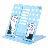 Подставка для книг и учебников BRAUBERG KIDS "Lil Paws", регулируемый угол наклона, металл, 238053