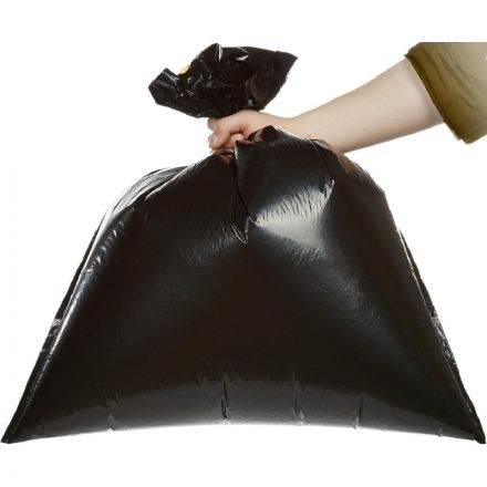 Мешки для мусора ПВД 240л 55мкм 5шт/рул черн 110х115см, Броня, с завязк