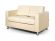 Диван двухместный Chairman СИМПЛ  1360х830х830 к/з Euroline 9100