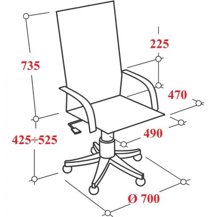 Кресло 0MX_VB_EChair-655 LT TTW сетка/ткань черный, пластик Кресло 0MX_VB_EChair-655 LT TTW сетка/ткань черный, пластик
