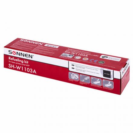 Заправочный комплект SONNEN (SH-W1103A) для HP Neverstop Laser 1000A/1000W/1200A/1200W, ресурс 2500 стр., 364091 Заправочный комплект SONNEN (SH-W1103A) для HP Neverstop Laser 1000A/1000W/1200A/1200W, ресурс 2500 стр., 364091
