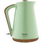 Чайник электрический Tesler KT-1740 GREEN, 2200Вт, 1,7л, (нерж.сталь)