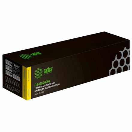 Картридж лазерный CACTUS (CS-SC2020Y) для Xerox DocuCentre SC2020, желтый, ресурс 3000 страниц Картридж лазерный CACTUS (CS-SC2020Y) для Xerox DocuCentre SC2020, желтый, ресурс 3000 страниц