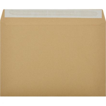 Конверт С4  из крафт бум. 90 г/м2 с силиконовой лентой, 25 шт/уп