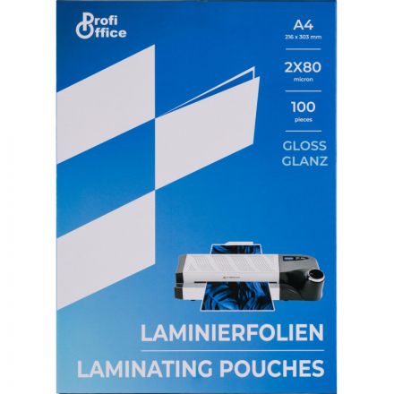 Пленка для ламинирования ProfiOffice А4, 80мкм 100шт/уп. Пленка для ламинирования ProfiOffice А4, 80мкм 100шт/уп.