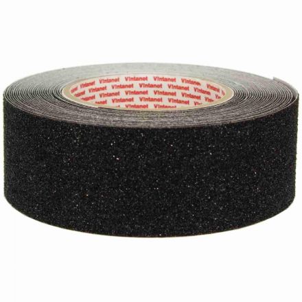 Клейкая лента противоскользящая AS60 Vintanet,сред.зерн.,черная,50мм х 10м Клейкая лента противоскользящая AS60 Vintanet,сред.зерн.,черная,50мм х 10м