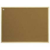 Доска пробковая для объявлений 100x 200 см, коричневая рамка из МДФ, 2х3 OFFICE, (Польша) , TC1020