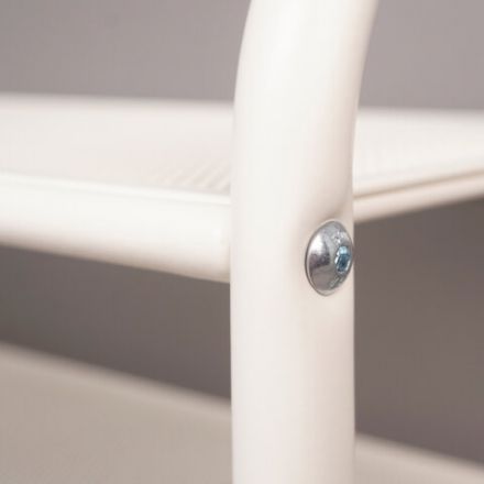 Стеллаж на металлокаркасе "Валенсия-14", 455х300х1205 мм, 4 полки, белый, СТВ14 Б Стеллаж на металлокаркасе "Валенсия-14", 455х300х1205 мм, 4 полки, белый, СТВ14 Б