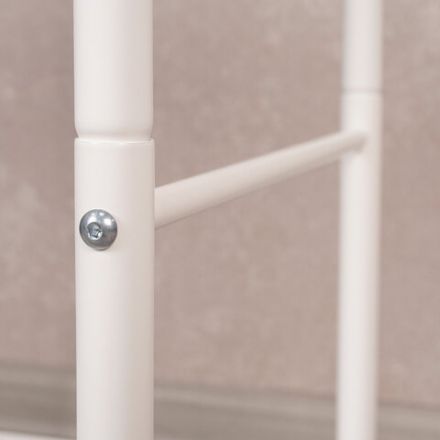 Стеллаж на металлокаркасе "Валенсия-14", 455х300х1205 мм, 4 полки, белый, СТВ14 Б Стеллаж на металлокаркасе "Валенсия-14", 455х300х1205 мм, 4 полки, белый, СТВ14 Б