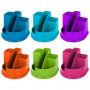 Подставка-органайзер BRAUBERG STYLE COLOR, 5 отделений, 132х122х108 мм, ассорти, 238095