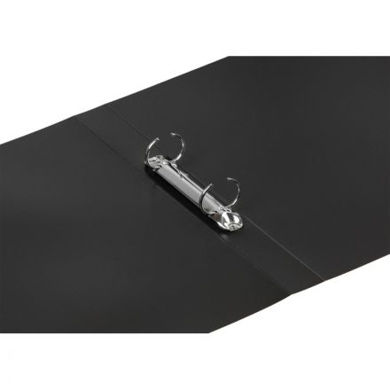 Папка на 2-х кольцах Attache 32 мм черная до 250 листов (пластик 0.45 мм)