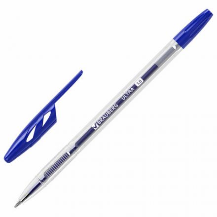 Ручки шариковые BRAUBERG "ULTRA", НАБОР 4 штуки (2 синих, 1 черная, 1 красная), узел 1 мм, 143569 Ручки шариковые BRAUBERG "ULTRA", НАБОР 4 штуки (2 синих, 1 черная, 1 красная), узел 1 мм, 143569