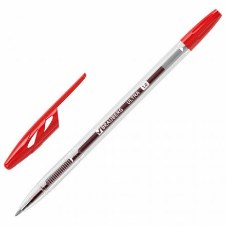 Ручки шариковые BRAUBERG "ULTRA", НАБОР 4 штуки (2 синих, 1 черная, 1 красная), узел 1 мм, 143569 Ручки шариковые BRAUBERG "ULTRA", НАБОР 4 штуки (2 синих, 1 черная, 1 красная), узел 1 мм, 143569