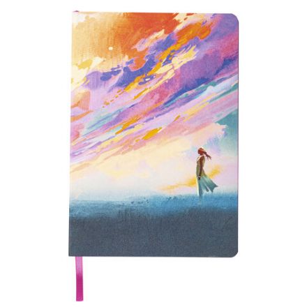 Блокнот А5 (143x210 мм), BRAUBERG VISTA "Color clouds", под кожу, гибкий, 80 л., 112068 Блокнот А5 (143x210 мм), BRAUBERG VISTA "Color clouds", под кожу, гибкий, 80 л., 112068