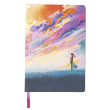 Блокнот А5 (143x210 мм), BRAUBERG VISTA "Color clouds", под кожу, гибкий, 80 л., 112068 Блокнот А5 (143x210 мм), BRAUBERG VISTA "Color clouds", под кожу, гибкий, 80 л., 112068