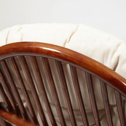 Кресло-качалка VIENNA (разборная) / без подушки /, ротанг top quality, 58x133x102 см, Pecan (орех)