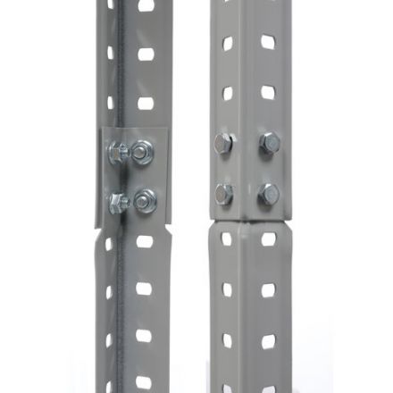 Стеллаж металлический ПРАКТИК "MS KD", сборная стойка, 1950х1000х500 мм, 4 полки, MS 200/100х50/4 Стеллаж металлический ПРАКТИК "MS KD", сборная стойка, 1950х1000х500 мм, 4 полки, MS 200/100х50/4