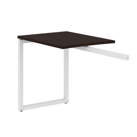 Брифинг приставка XQR 889 Легно темный/Белый 800х600х750