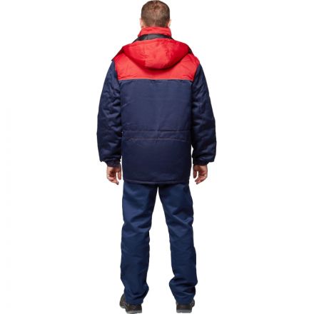 Куртка рабочая зимняя з08-КУ,цв. син/крс (р.44-46) 182-188