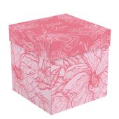 Коробка складная подарочная MESHU "Flowers", (15*15*15см) Коробка складная подарочная MESHU "Flowers", (15*15*15см)