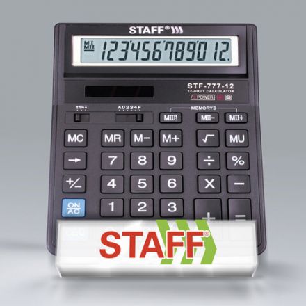 Подставка для калькуляторов STAFF рекламная 150 мм, 504882 Подставка для калькуляторов STAFF рекламная 150 мм, 504882