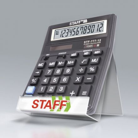 Подставка для калькуляторов STAFF рекламная 150 мм, 504882 Подставка для калькуляторов STAFF рекламная 150 мм, 504882