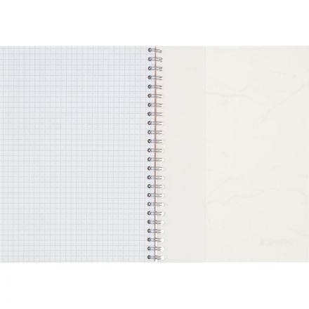 Тетрадь общая А5 80л Комус МраморКрасный клетка,80г,греб,карт,фольга,УФ-лак Тетрадь общая А5 80л Комус МраморКрасный клетка,80г,греб,карт,фольга,УФ-лак