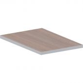 Топ тумбы приставной Easy Standard (темный дуб/серый, 404x600x18 мм)